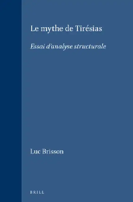 Cover of Le mythe de Tirésias