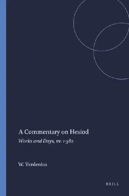 Cover of A Commentary on Hesiod