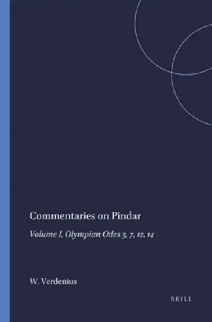 Cover of Commentaries on Pindar