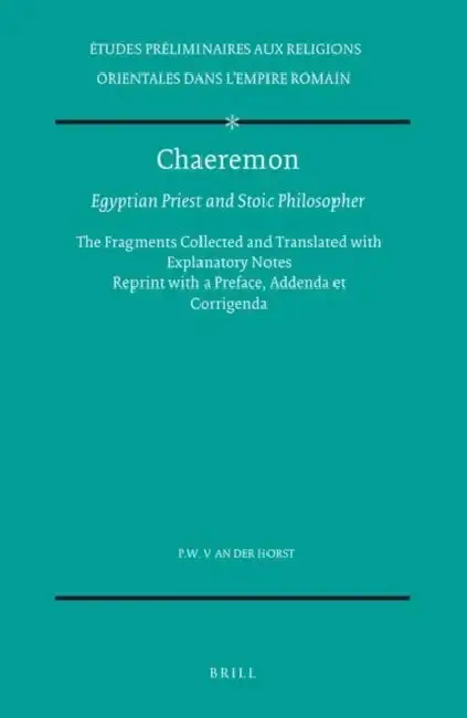 Cover of Chaeremon, Egyptian Priest and Stoic Philosopher