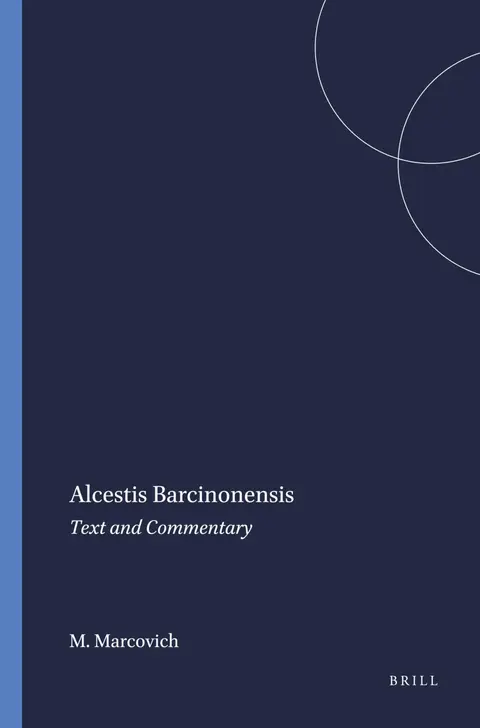 Cover of Alcestis Barcinonensis