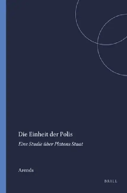 Cover of Die Einheit der Polis
