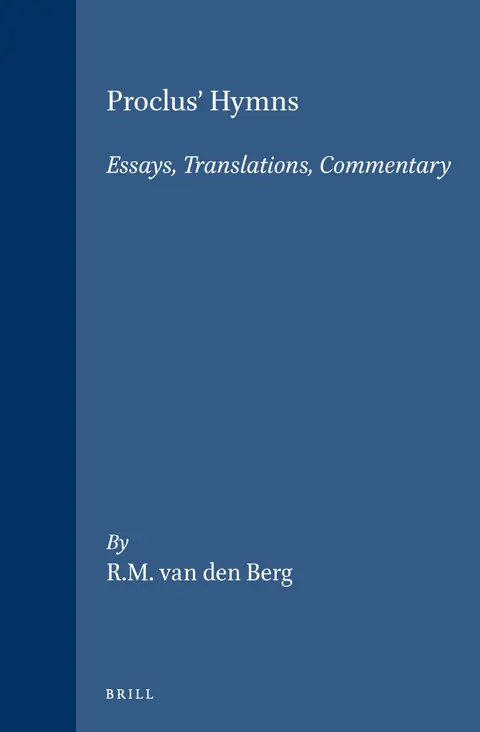 Cover of Proclus' Hymns