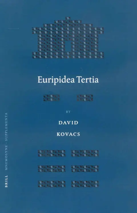 Cover of Euripidea Tertia