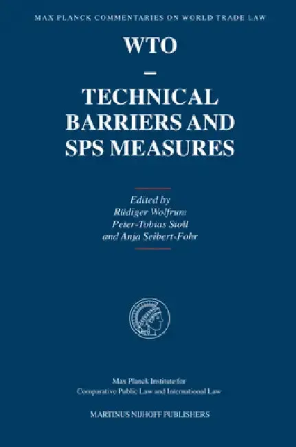 Cover of Wto - Technical Barriers and Sps Measures
