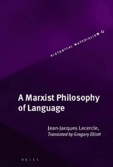 Cover of A Marxist Philosophy of Language
