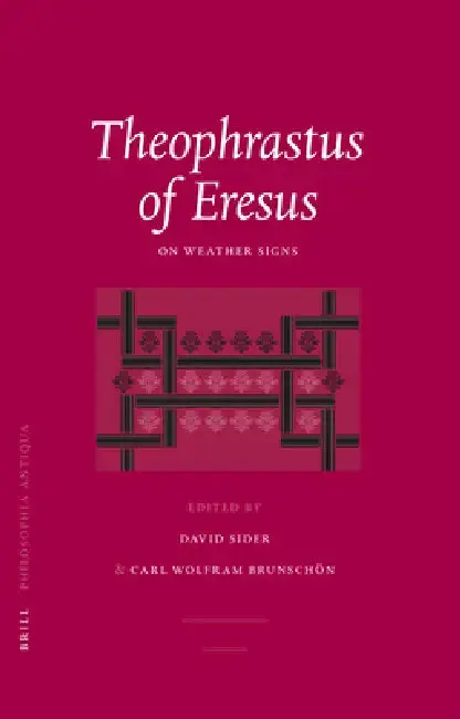 Cover of Theophrastus of Eresus