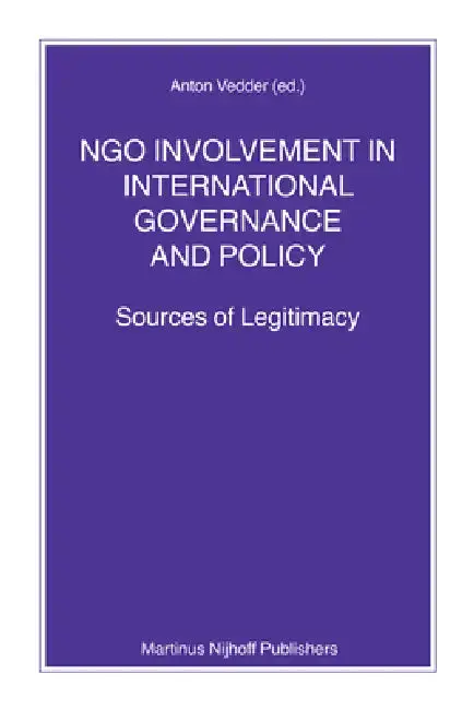 Cover of Ngo Involvement in International Governance and Policy