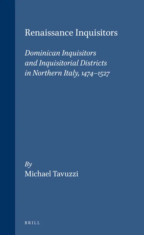Cover of Renaissance Inquisitors