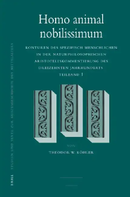 Cover of Homo Animal Nobilissimum