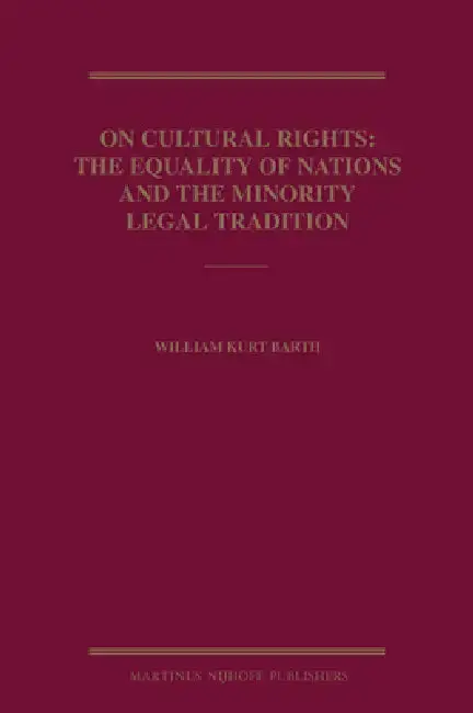 Cover of On Cultural Rights