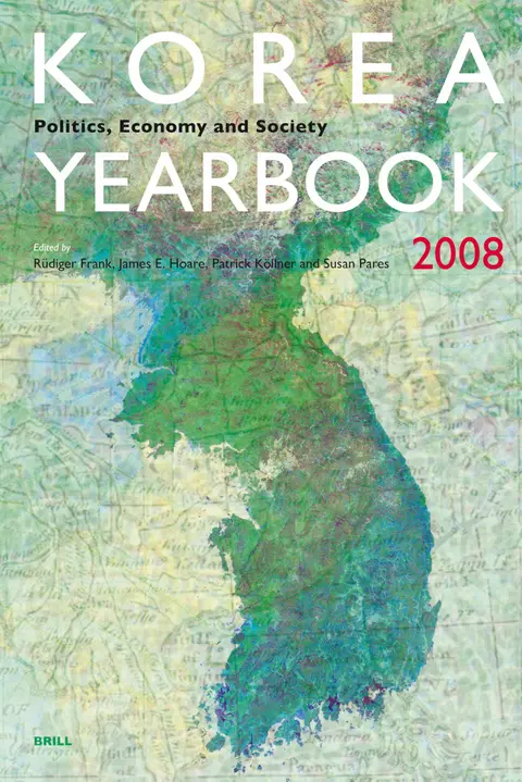 Cover of Korea Yearbook (2008)