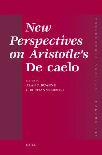 Cover of New Perspectives on Aristotle's de Caelo