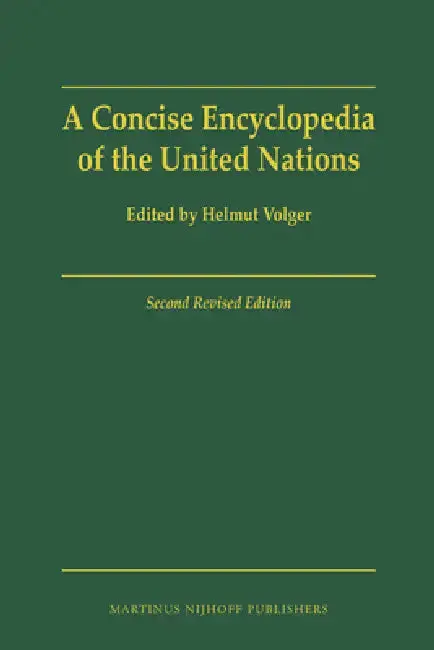 Cover of A Concise Encyclopedia of the United Nations
