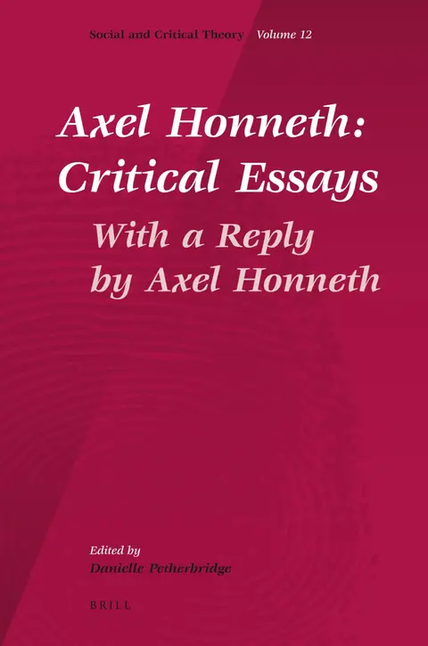 Cover of Axel Honneth