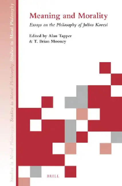 Cover of Meaning and Morality