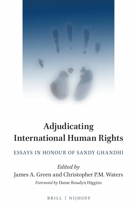 Cover of Adjudicating International Human Rights