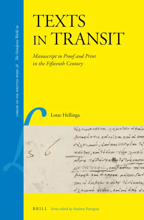 Cover of Texts in Transit