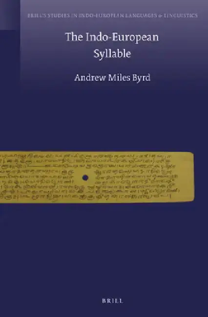 Cover of The Indo-European Syllable