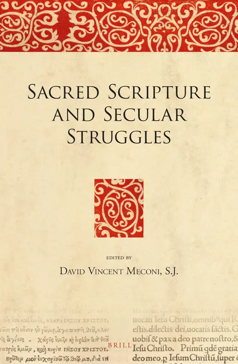 Cover of Sacred Scripture and Secular Struggles