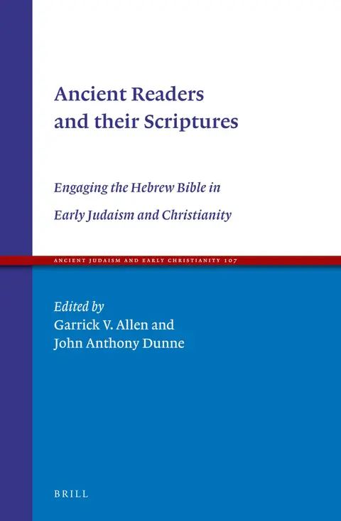 Cover of Ancient Readers and their Scriptures