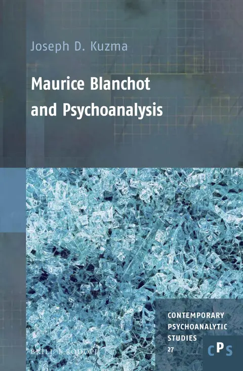 Cover of Maurice Blanchot and Psychoanalysis