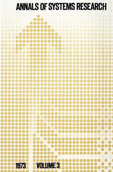 Cover of Annals of Systems Research