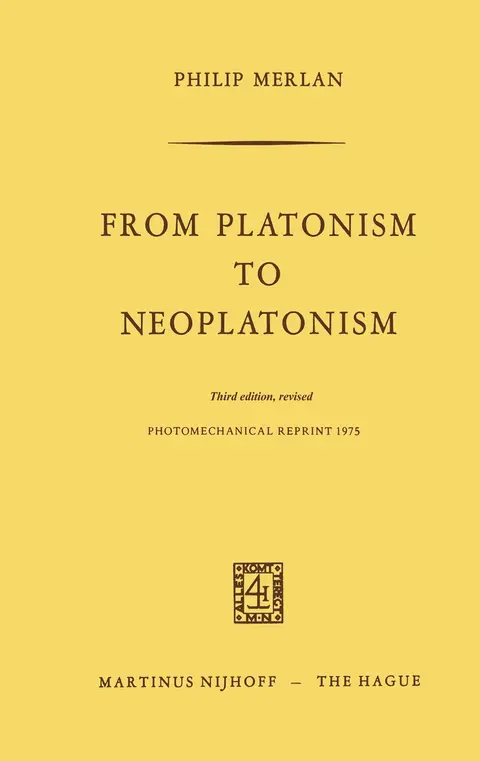 Cover of From Platonism to Neoplatonism
