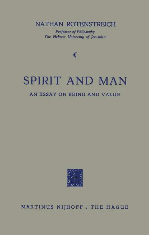 Cover of Spirit and Man
