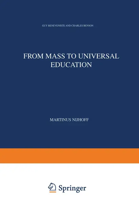 Cover of From Mass to Universal Education