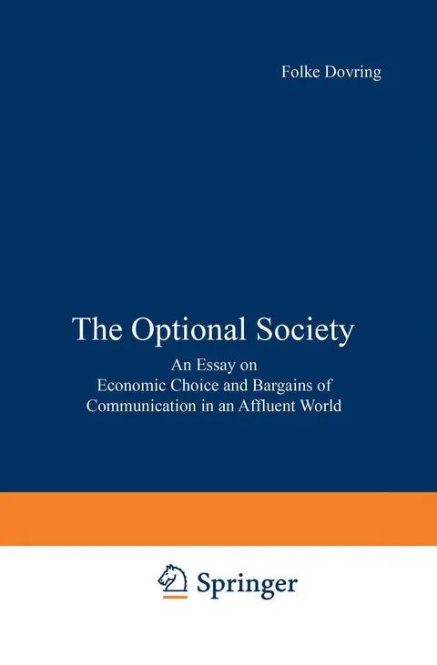 Cover of The Optional Society