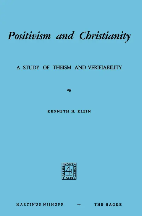 Cover of Positivism and Christianity