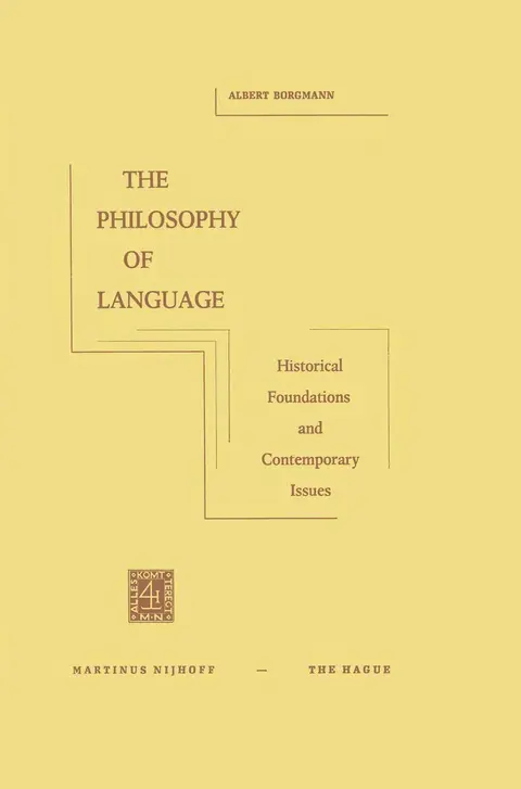 Cover of The Philosophy of Language
