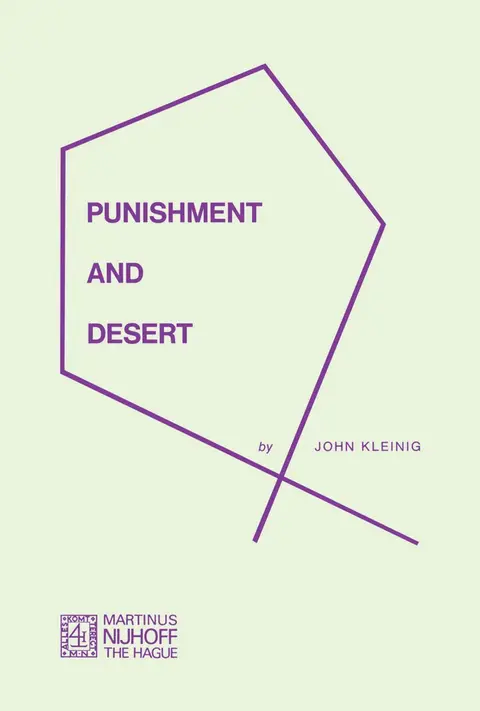 Cover of Punishment and Desert