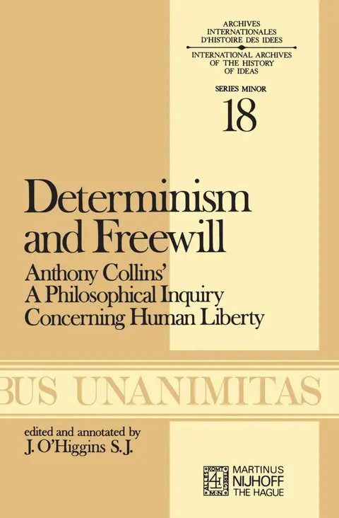 Cover of Determinism and Freewill