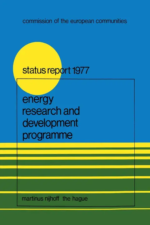 Cover of Energy Research and Development Programme