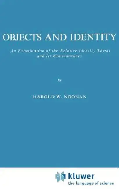 Cover of Objects and Identity