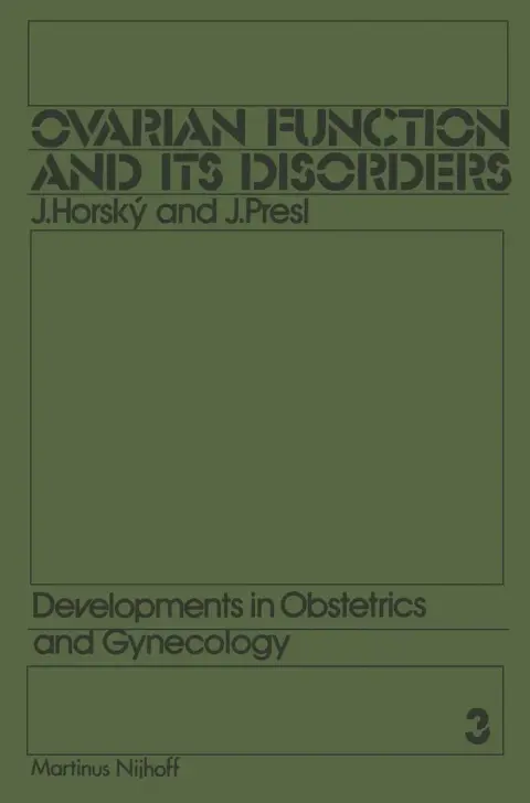 Cover of Ovarian Function and its Disorders