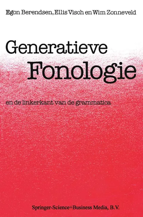 Cover of Generatieve Fonologie