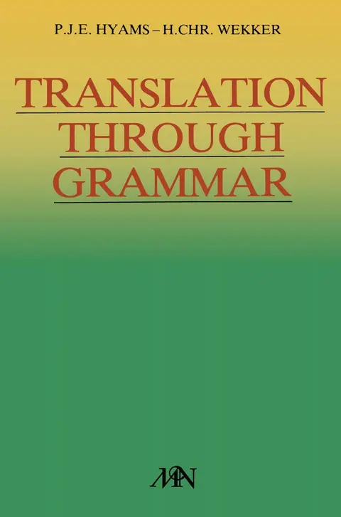Cover of Translation Through Grammar