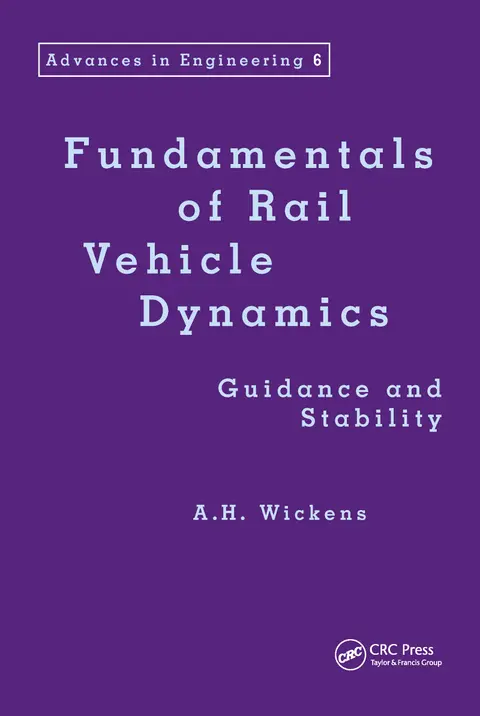 Cover of Fundamentals of Rail Vehicle Dynamics (hb 2003)