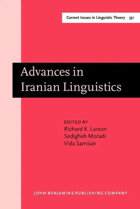 Cover of Advances in Iranian Linguistics