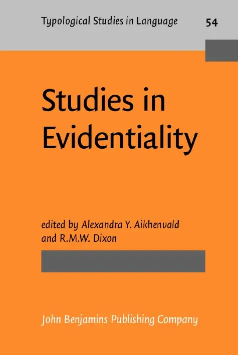 Cover of Studies in Evidentiality