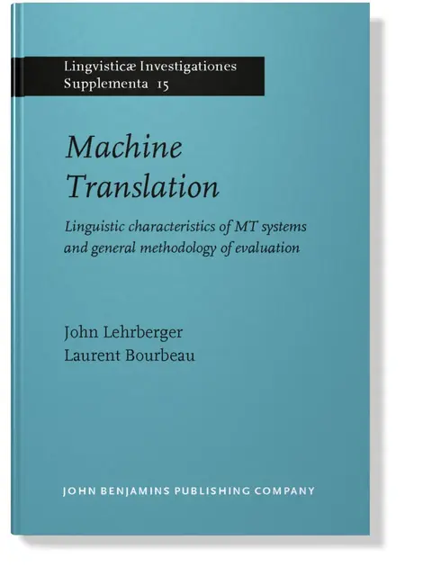 Cover of Machine Translation