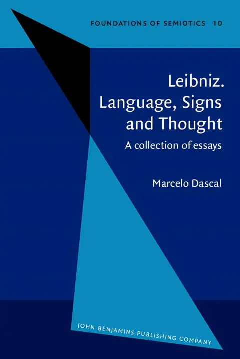 Cover of Leibniz. Language, Signs and Thought