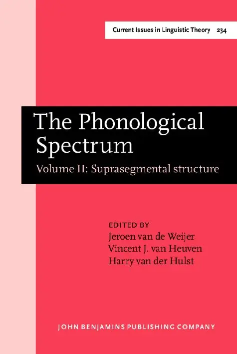 Cover of The Phonological Spectrum