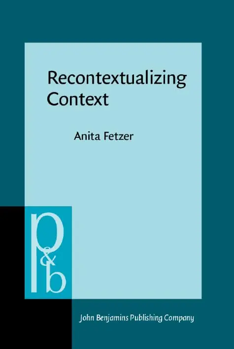 Cover of Recontextualizing Context