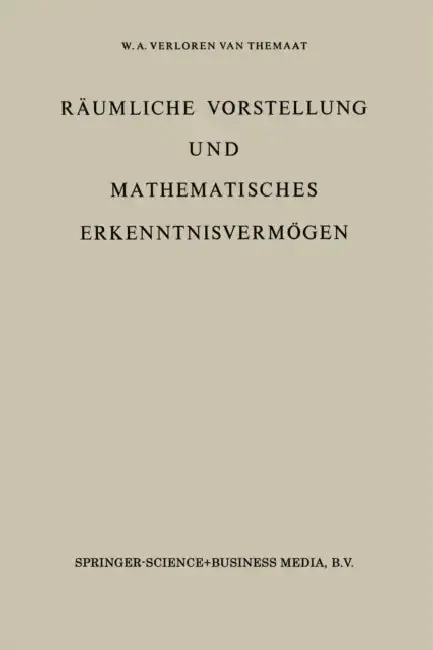 Cover of Räumliche Vorstellung Und Mathematisches Erkenntnisvermögen