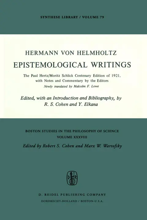 Cover of Epistemological Writings