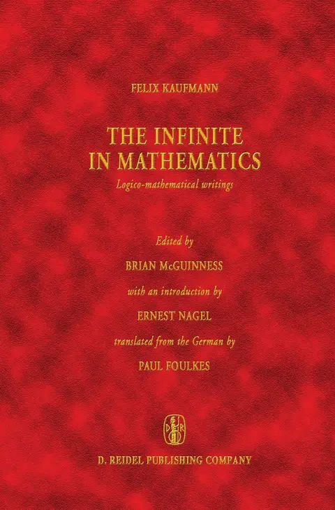 Cover of The Infinite in Mathematics